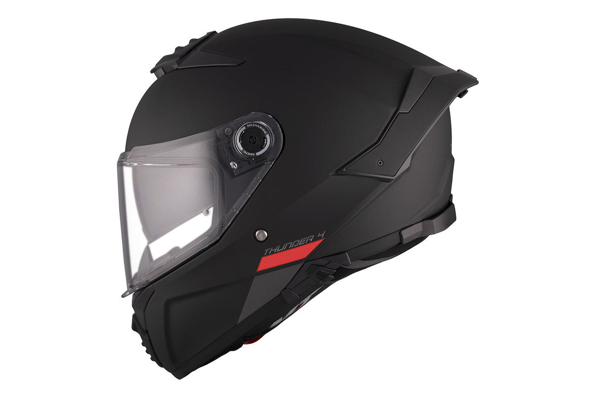 MT Helme Integral MC Helm Thunder 4 SV Matt Black