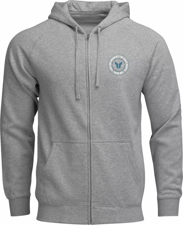Thor Hoodie Zip Up Badge HTR Gray M 3050-7024