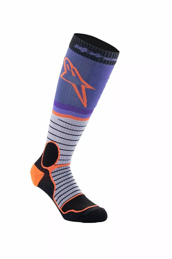Alpinestars (MX) Socken MX Pro Pur/Bk/Gy S 4701524-1207-S