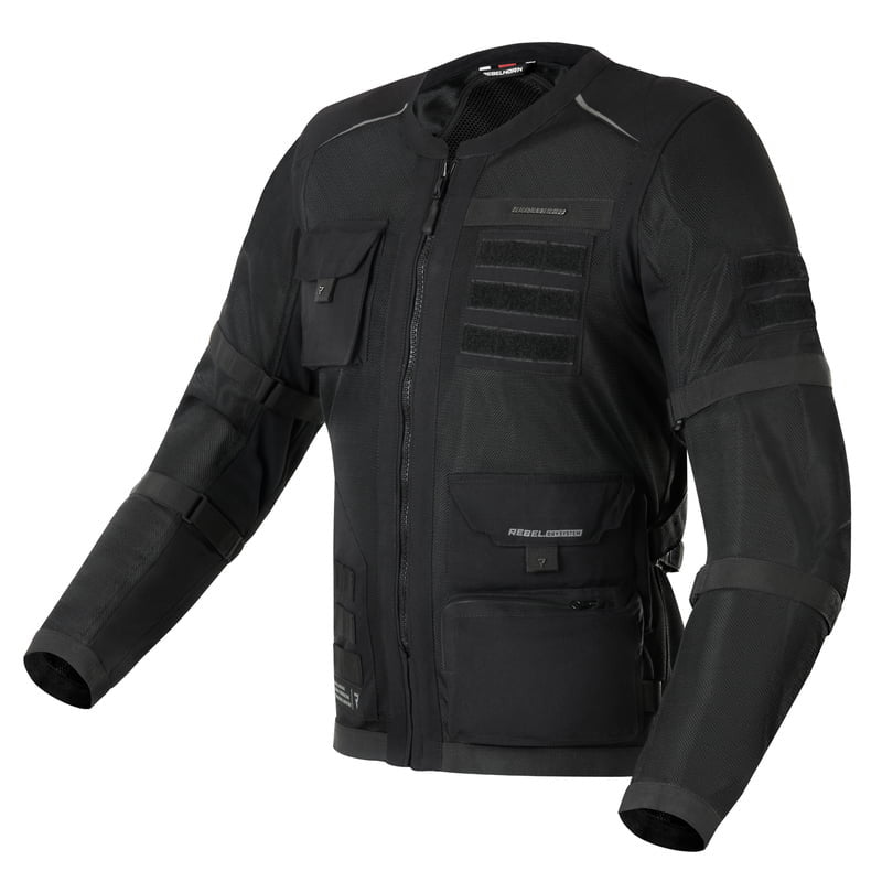 Rebelhorn Textil Mc-Jacke Brutale Schwarz 