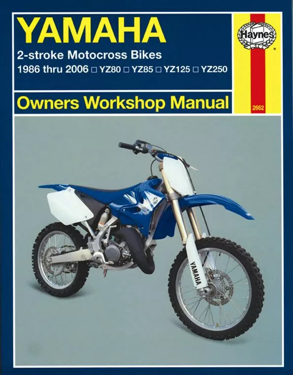 Haynes Yamaha YZ80 85 125 250 86 26622