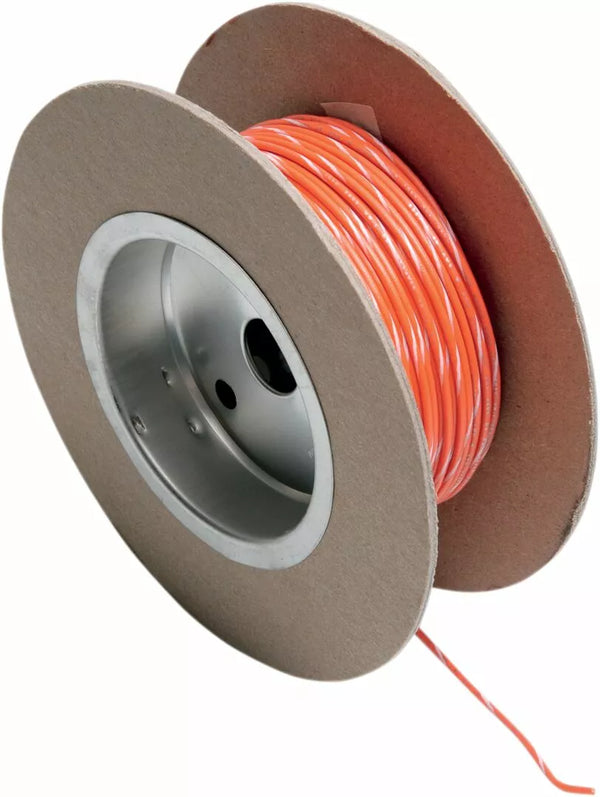 NAMZ WIRE 18G 100 'ORNG / WHITE NWR-39-100