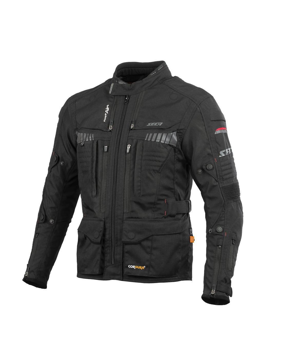 Seca Textil Mc-Jacke X-Tour Schwarz 