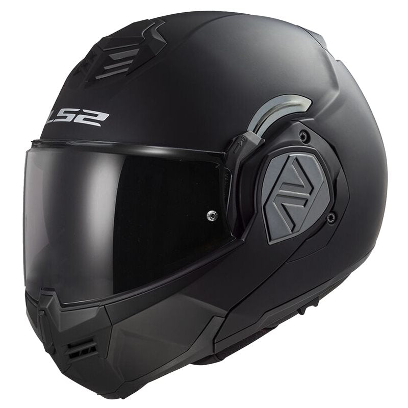 LS2 Openable MC helmet Advant Matt Black