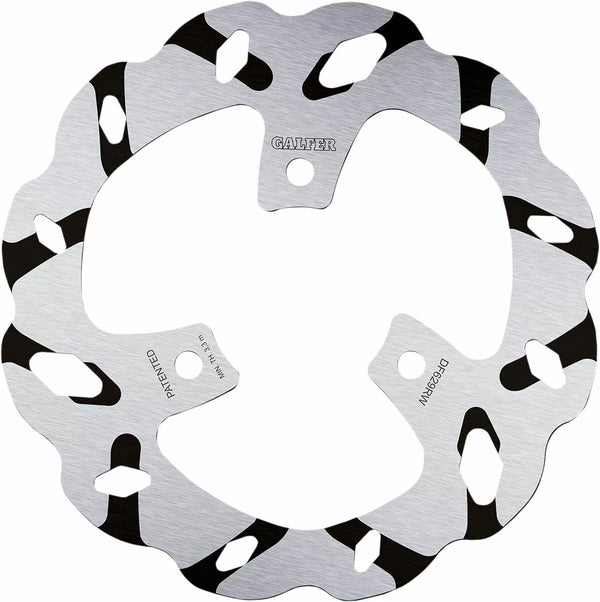 Galfer remschijf vaste golf gegroefde DF629RW