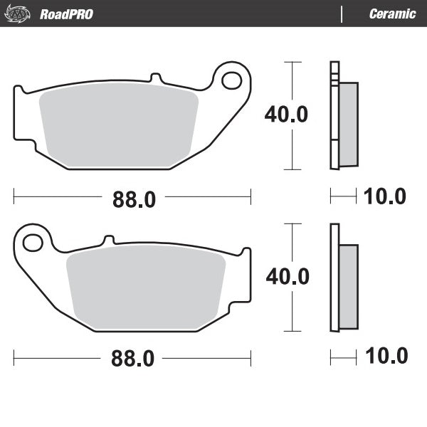 Moto-Master Freed Pad Ceramic 410604