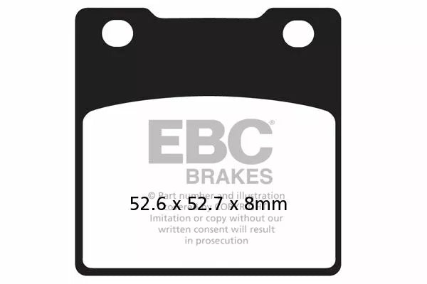 EBC Brake Pad Vee Semisntrd FA161V