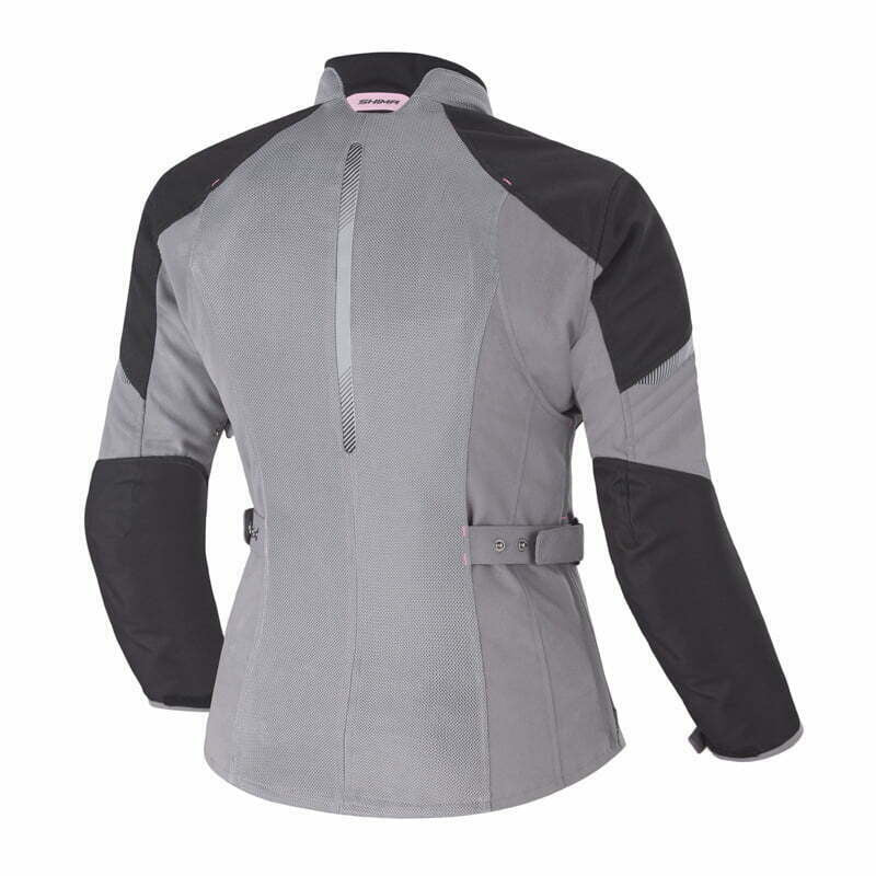 Shima Dam Textil Mc-Jacke Jet Grau 