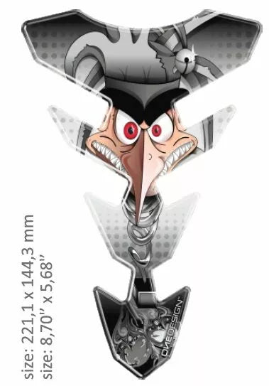 Oneedesign Tank Pad Face Silver-Grey CGEXS71WP