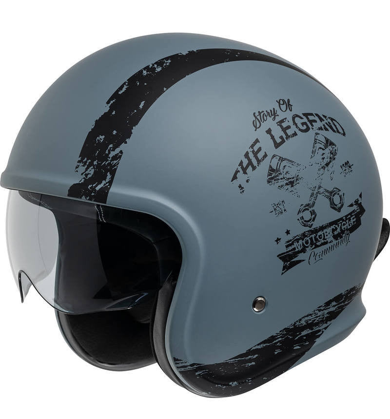 IXS Open MC Helm 880 2.0 Grau