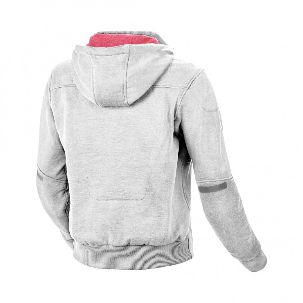 Macna Dam Kevlar Mc-Hoodie District Grau 