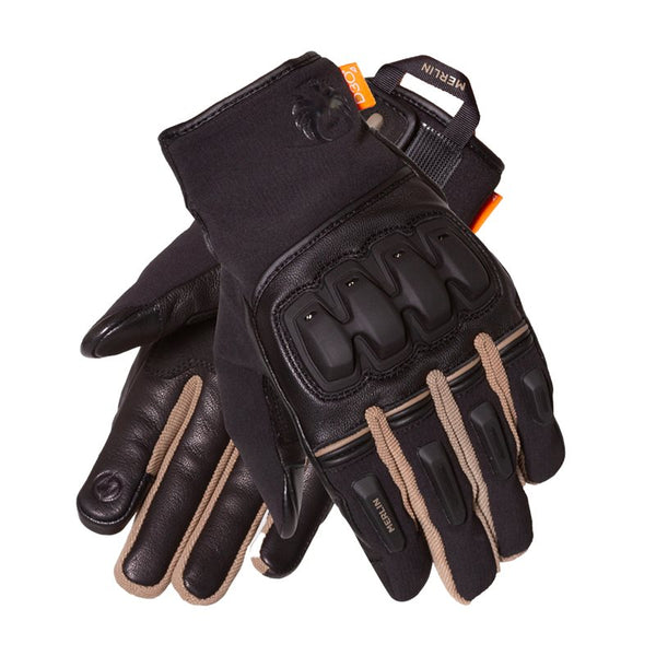 Glove merlin jurahydro black/sand