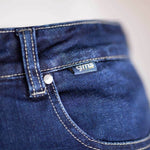 GMS Lady Kevlar Mc-Jeans rasseln blau