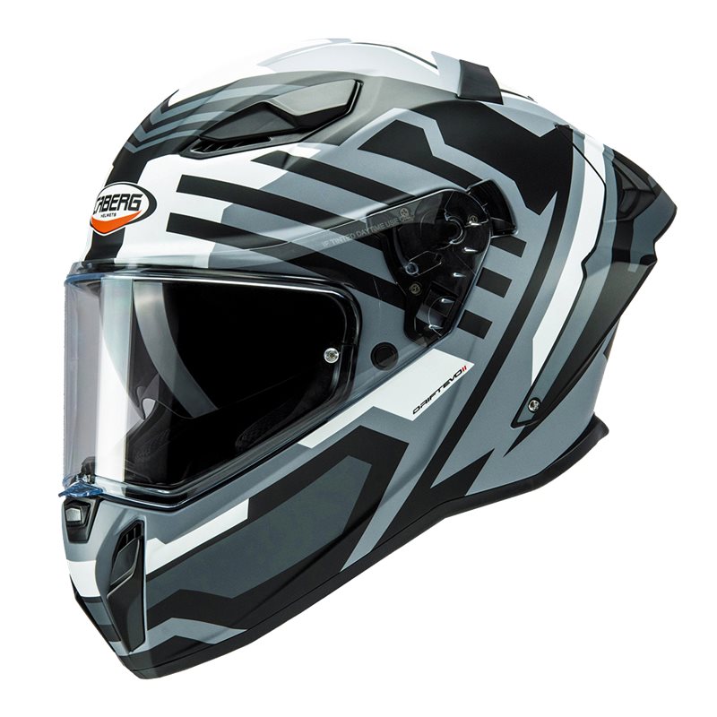 Helm Caberg -Operation Evo II Horizon Matt Grau/Schwarz/Weiß