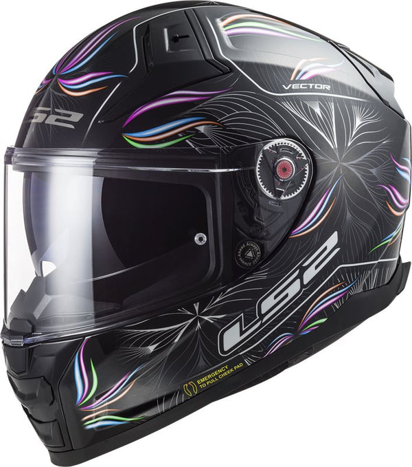 LS2 Integrale MC Helmet Vector II Tropical Black /White