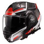 Casque MC Openable LS2 Avant Spectre X Black / White / Red