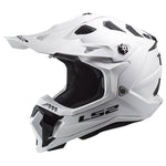 LS2 Cross MC Helm X-Force untergräbt Weiß