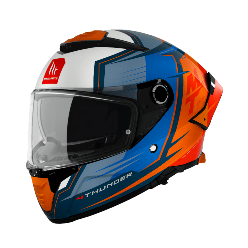 MT Helme Integral MC Helm Donner 4 SV Pental Pearl Orange