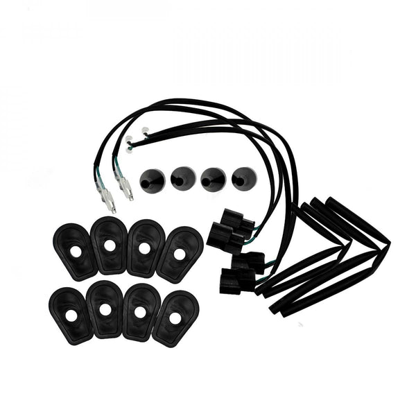 Adapter für Mikroindikatoren (Set von 4), Kawasaki Z650RS 22- / Z900 20- / Z H2 20- / Z125 21- / Ninja 125 21- (Vorder- und Rückseite)