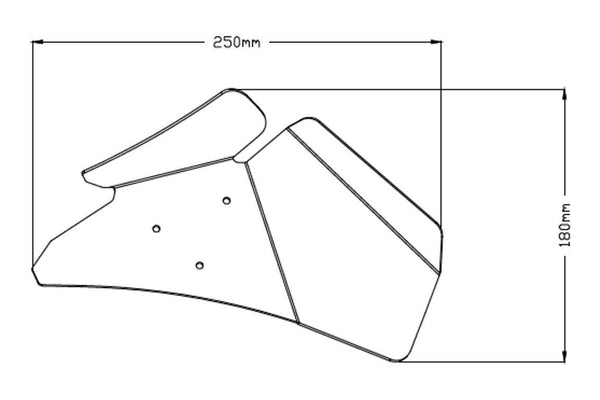 Kit Deflectors Sup. KTM 1090/1290 c / trans.