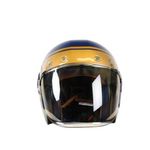 SMK Jet MC Helm Retro Seven Blue