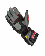 Rebelhorn Sport Motorrad-Handschuhe ST Long Schwarz /Rot 