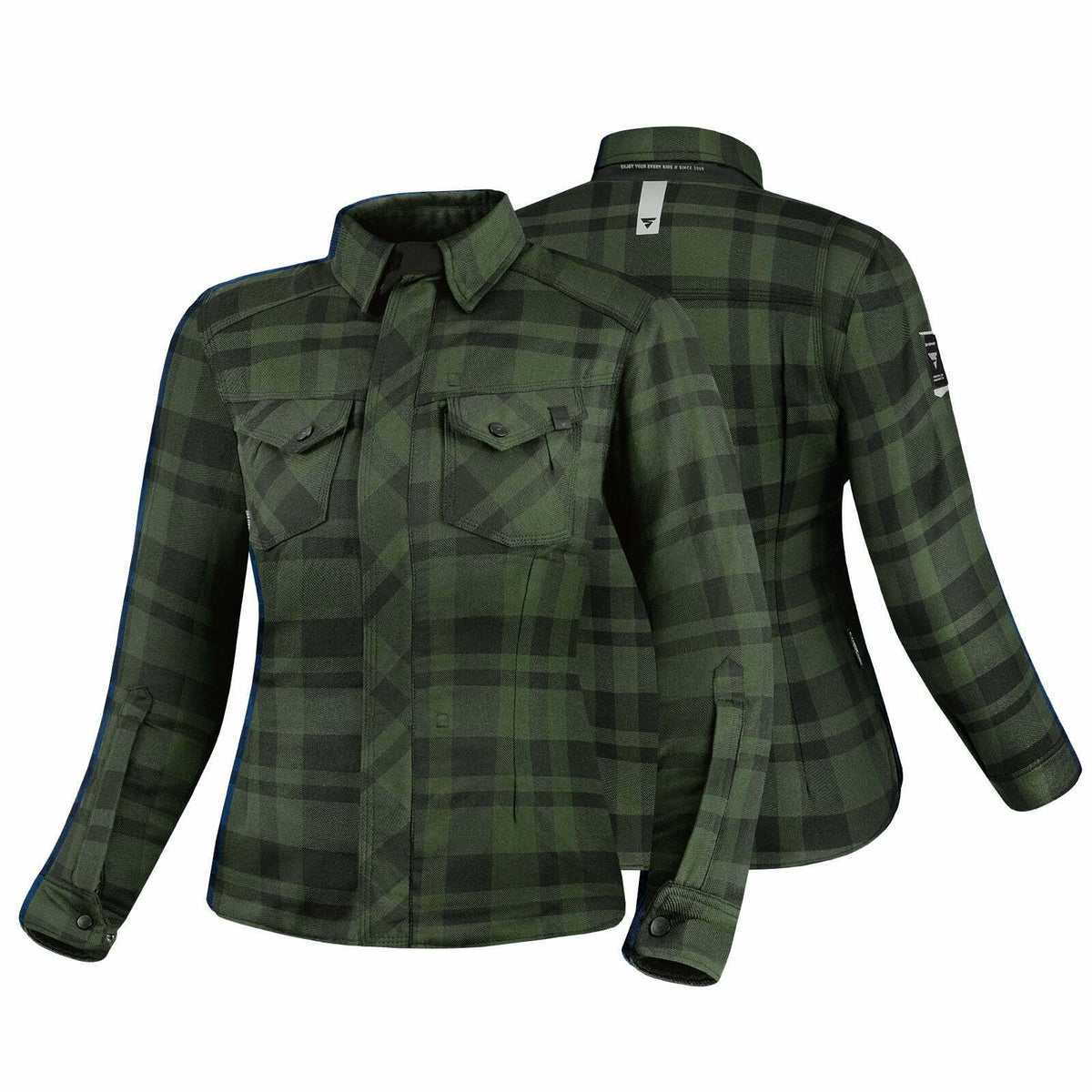 Shima lady Kevlar MC shirt Renegade 2.0 Green