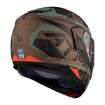 MT Helmet's openable MC helmet atom Camo Gold