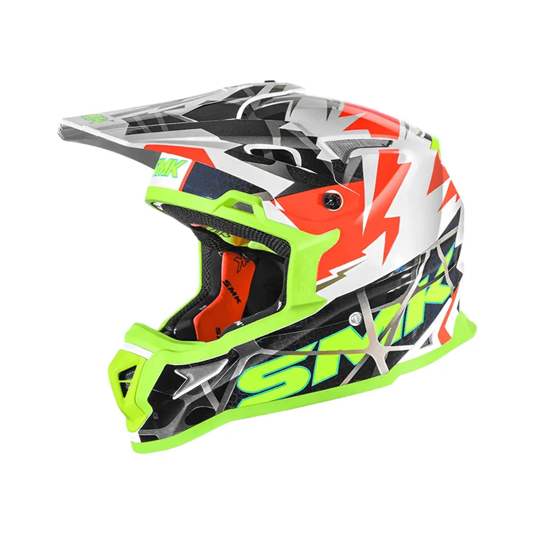 SMK Cross MC Helm Allterra Fulmine Weiß