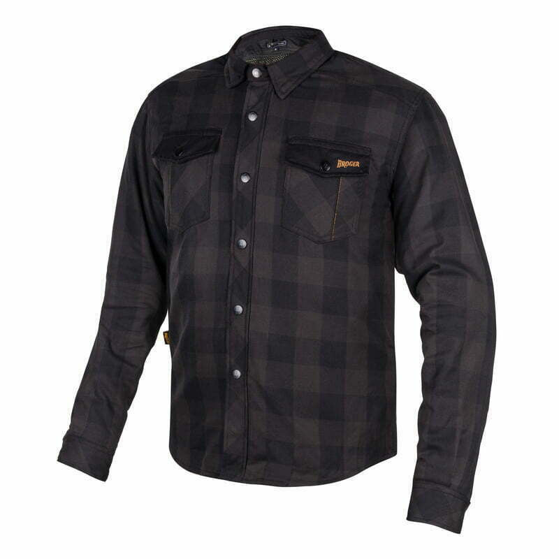 Broger Kevlar MC Shirt Alaska Black /Grey