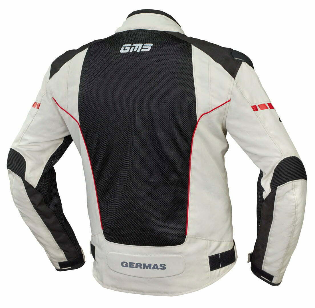 GMS Textile MC Jacket Samu Mesh Grey / Black / Red