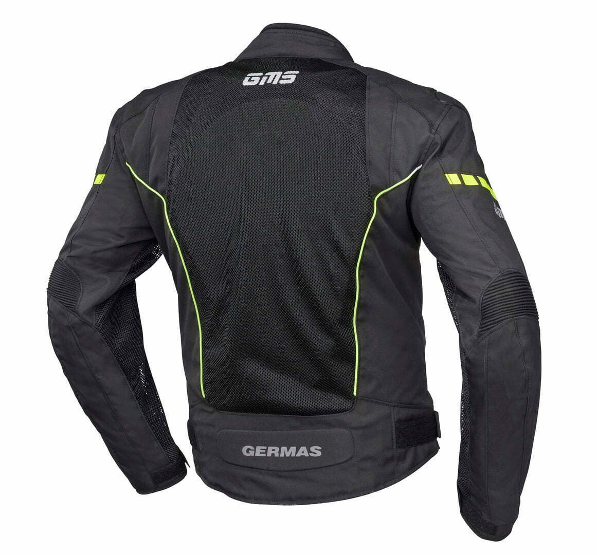 Gms textile mc veste samu mesh noir / grippe