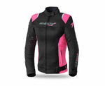 Siebzig Damm Textile MC Jacke SD JR50 Black /Pink