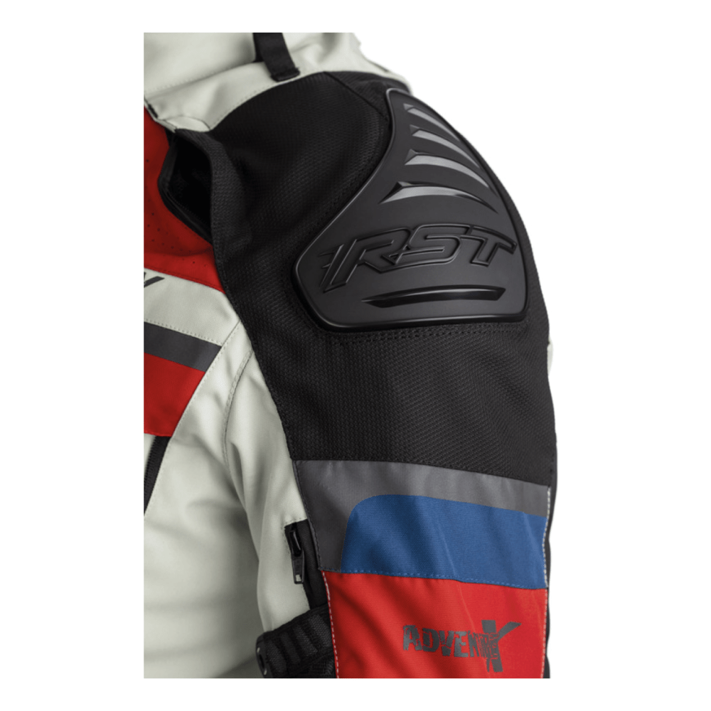 RST Textil Mc-Jacke Adventure-X Blau /Rot 