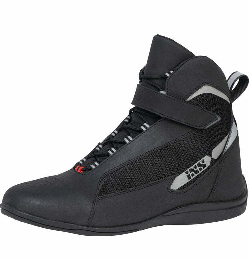 Ixs unisex mc-shoe klassieke evo-air black