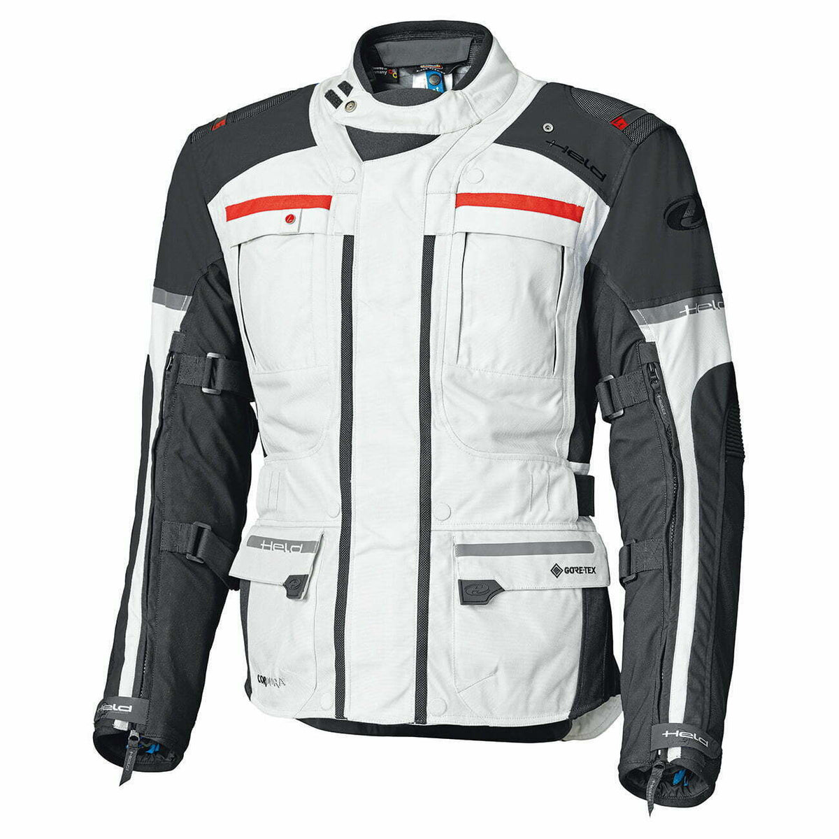 Held Gore-Tex® Textil Mc-Jacka Carese Evo Grå