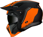 Mt Helmets Open MC Helmet Streetfighter Twin Orange