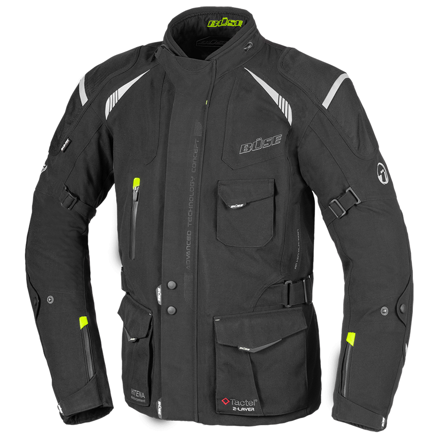 Büse Textile MC Jacke Laminerate Grado Schwarz