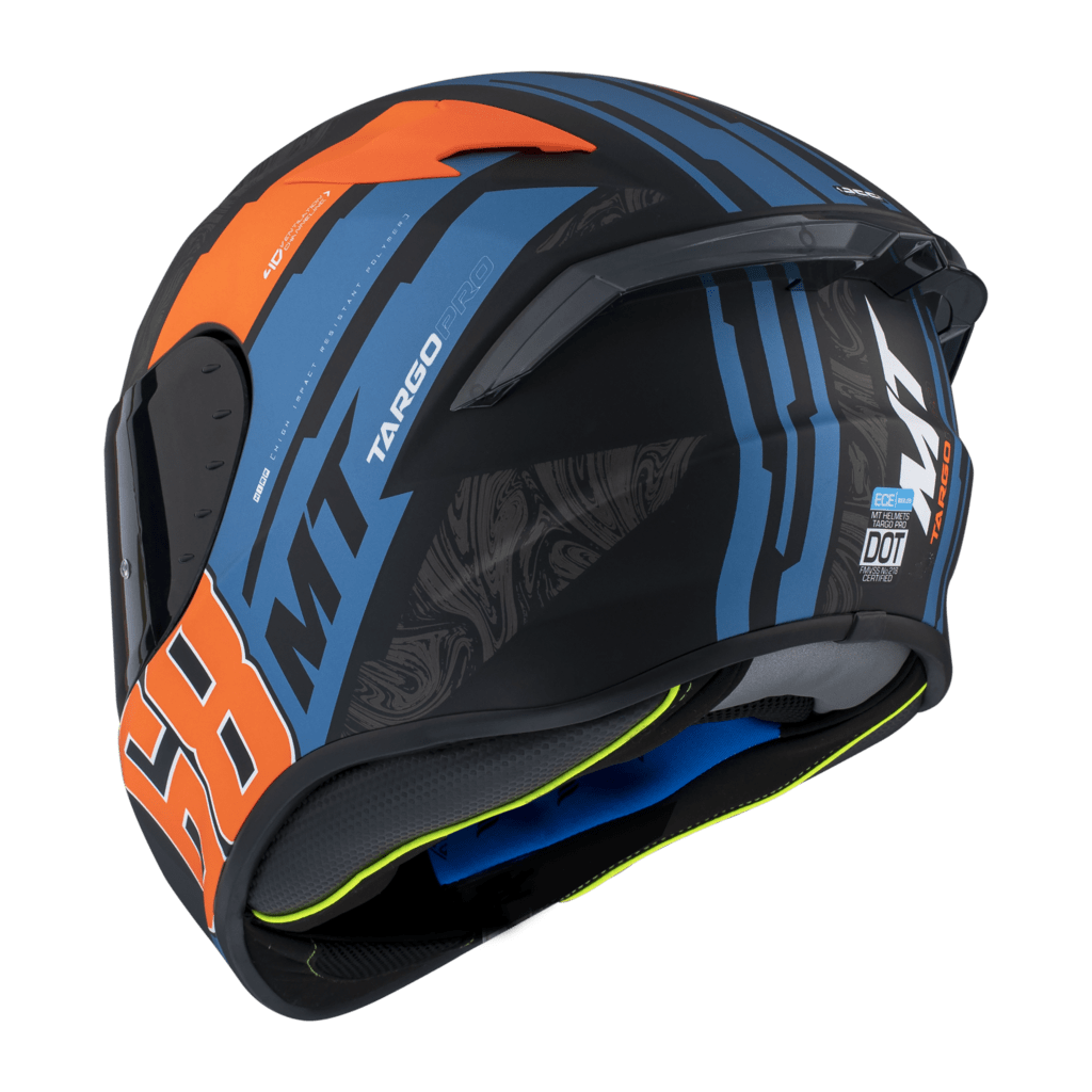 MT Helmets Integral Mc-Hjälm Targo Pro Welcome Orange