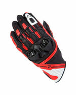 Rebelhorn MC Handschuhe St kurzes Schwarz /Rot