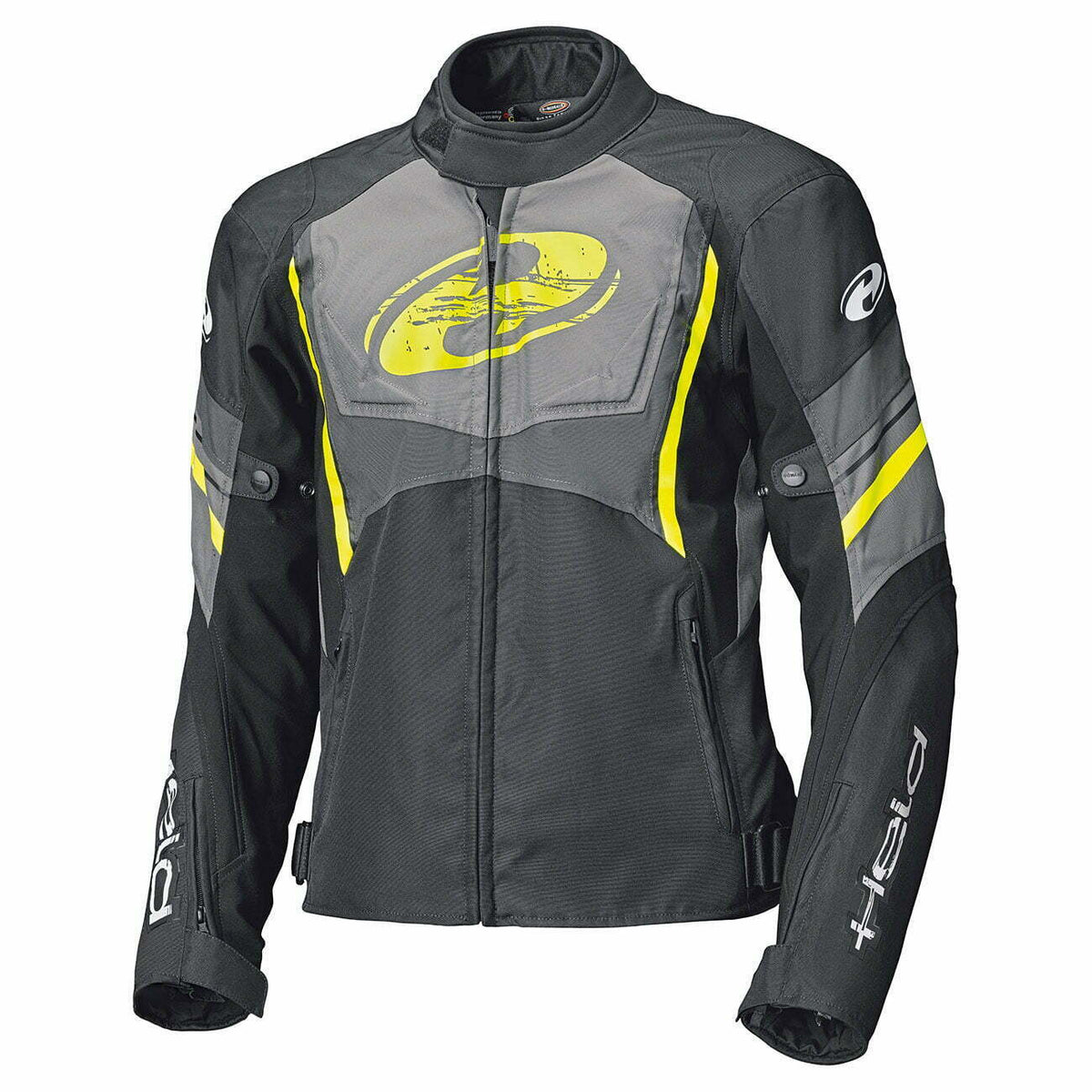 Hield textiel mc-jacket baxley top zwart /griep