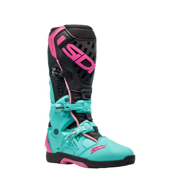 Sidi unisex mc laarzen crossair mint /zwart /roze