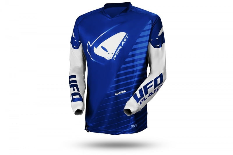 UFO Kid Cross Shirt Kimura Jersey Blau /Weiß