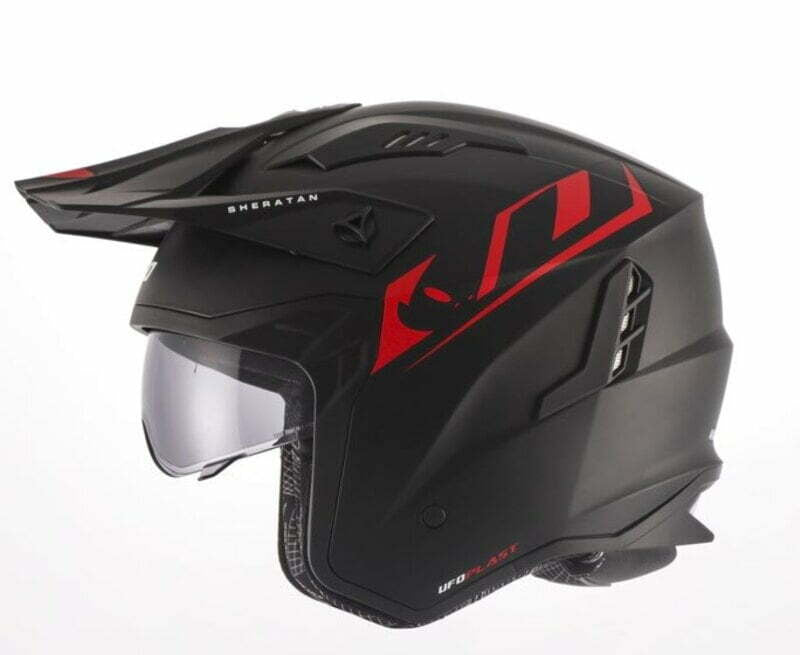 UFO Jet MC Helm Sheratan Matte Black