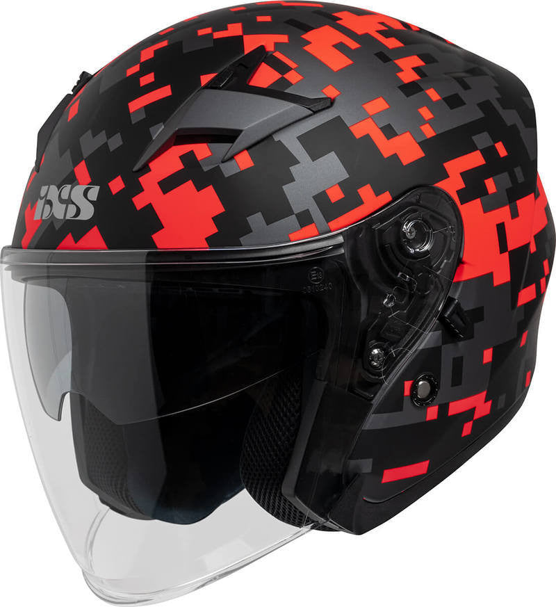 IXS Open MC Helm 99 2.0 Schwarz /Rot