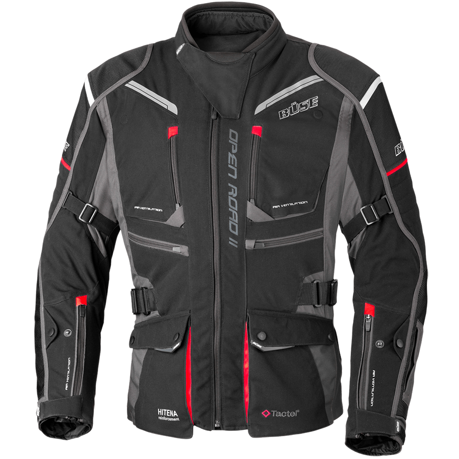 Büse Textile MC Jacke Open Road II Schwarz