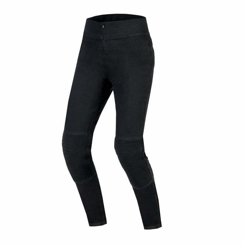 Ozone Dam Mc-Leggings Chica Svart – stilrena och skyddande mc-leggings för damer. Designade med förstärkta knän och hög midja för optimal komfort.