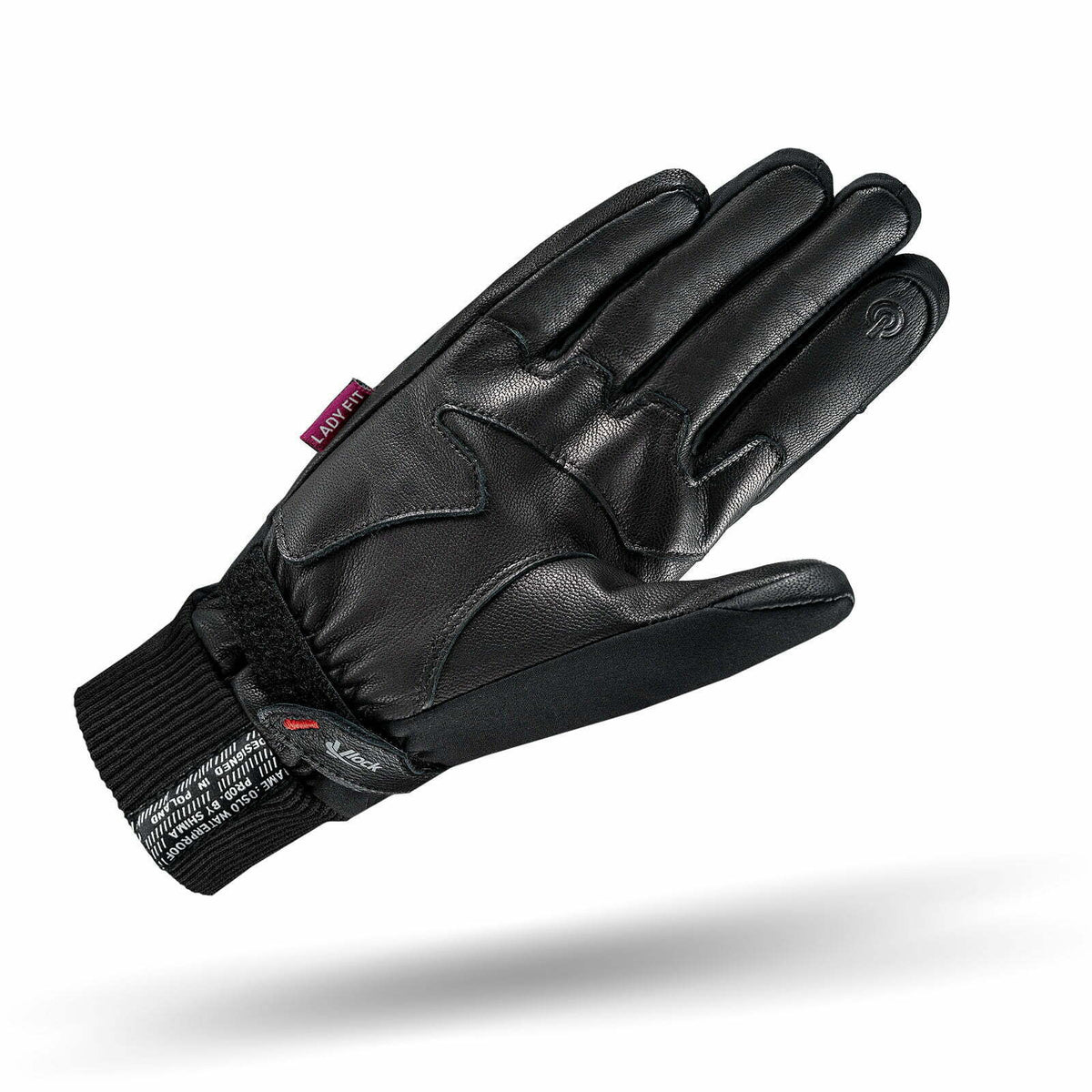 Shima Dam Mc-Handschuhe Oslo Wind Schwarz 