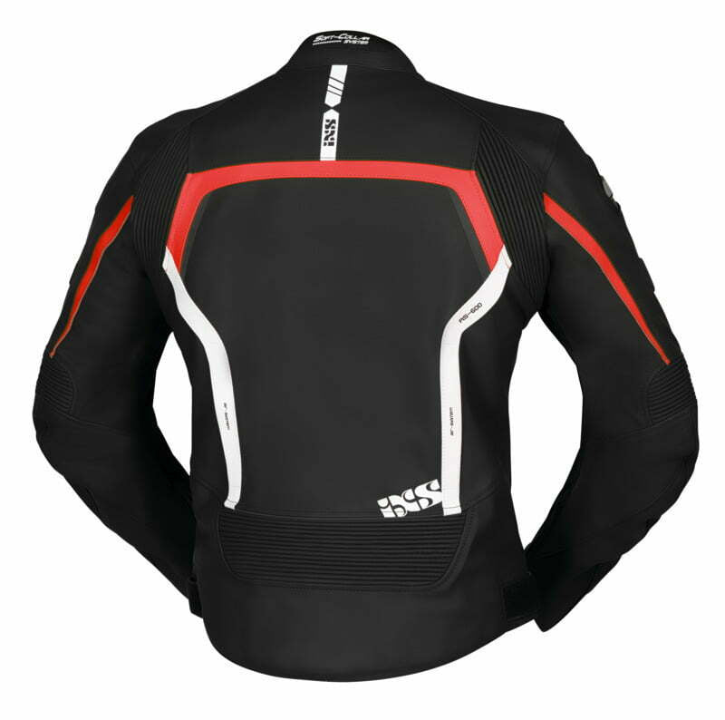 IXS MC-Skin Jacket LD RS-600 1.0 Zwart /rood /wit