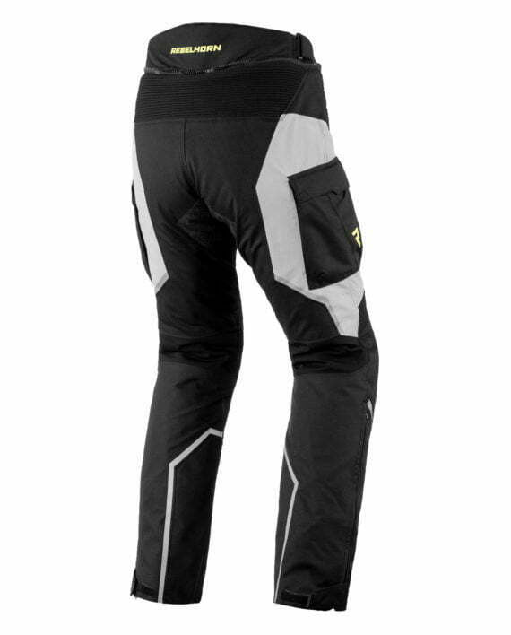 Rebelhorn Textil Motorrad-Hose Hardy II Schwarz / Grau 